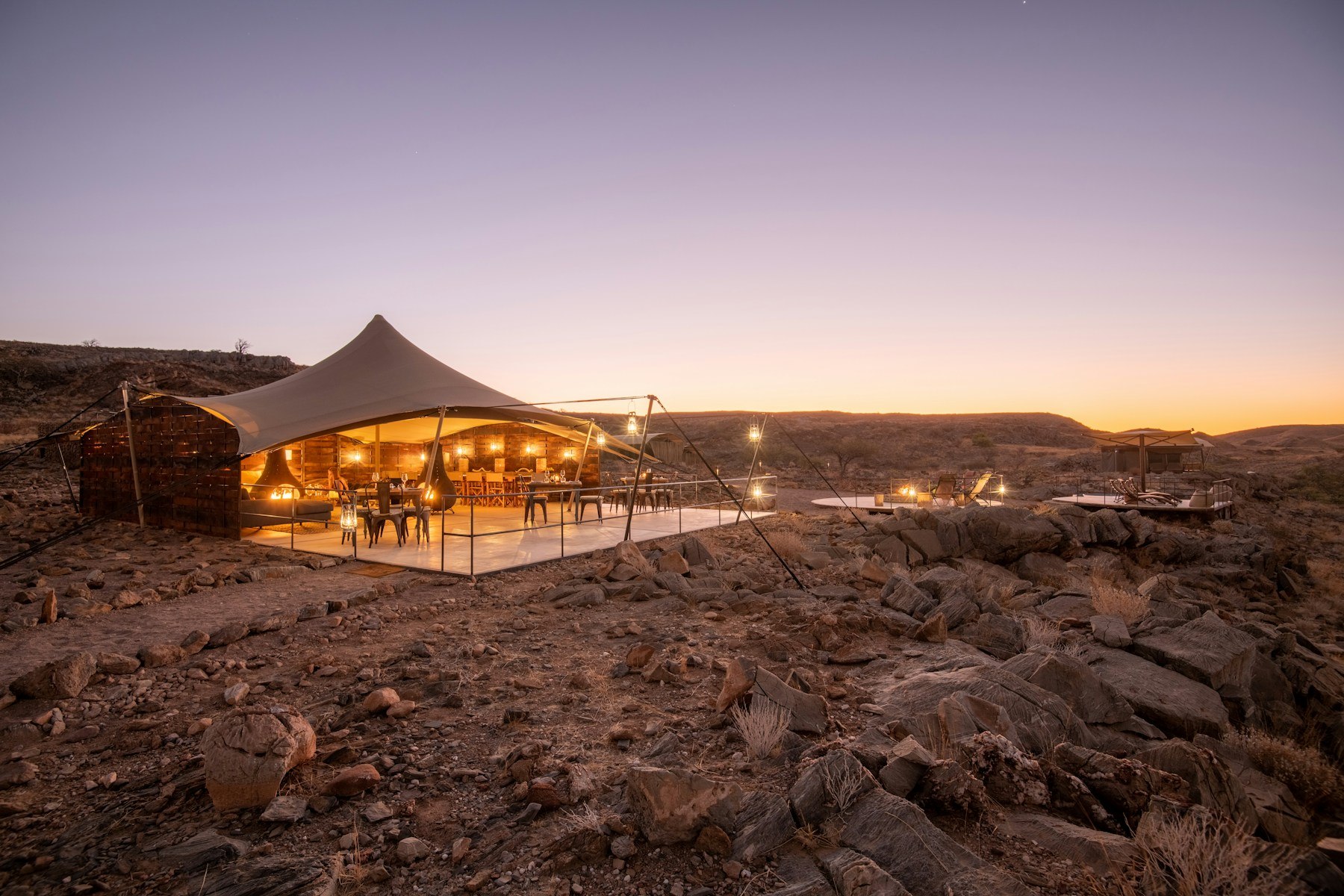 Tented camp in Damaraland