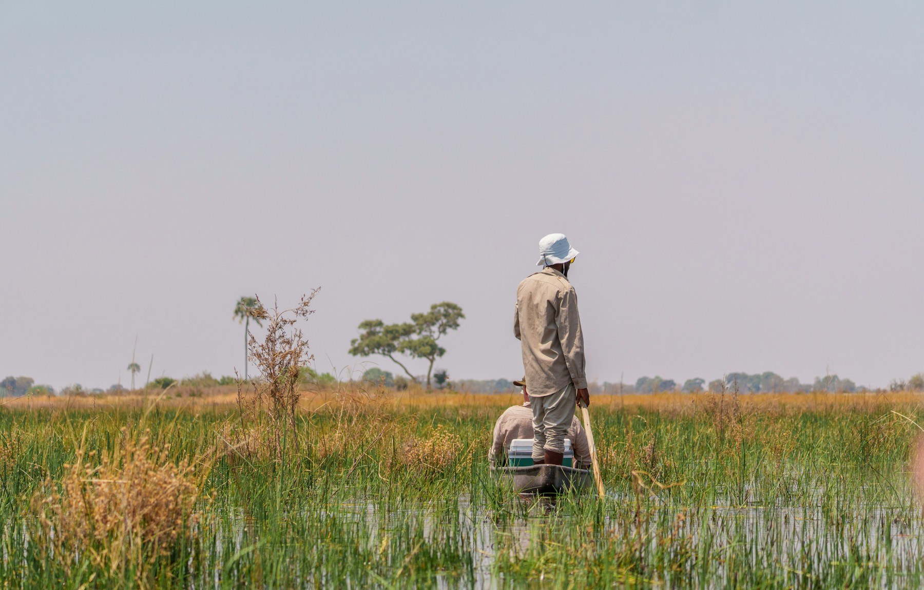 Mokoro outing in the Okavango Delta