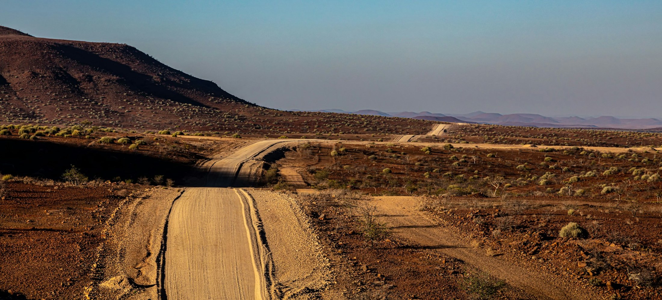 Road from Sesfontein to Palmweg, northwest Namibia
